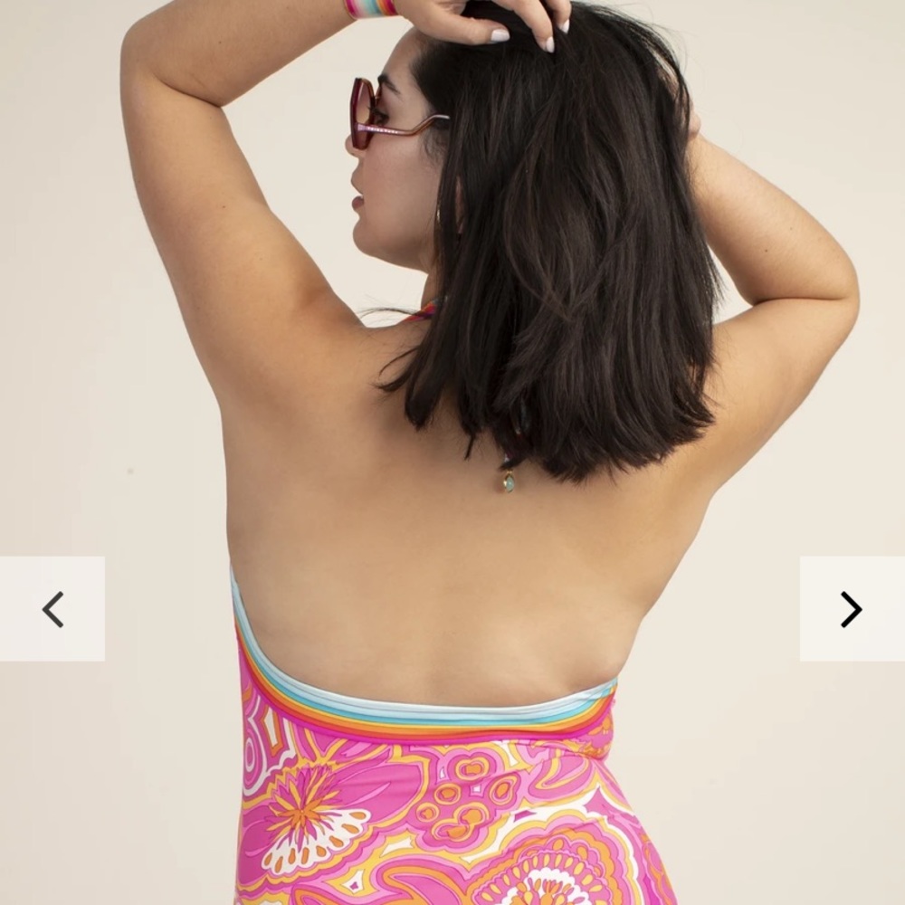 Trina Turk 1PC.swimsuit 16W - Picture 4 of 8